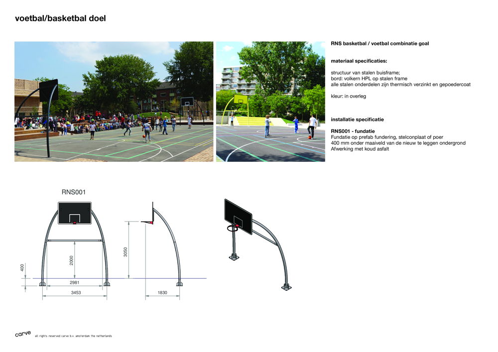 Ontwerp speelstructuur Bloemstraat Borgerhout ©Carve