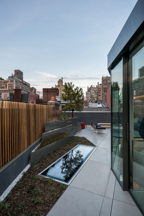 View of rooftop. Photo by Alan Tansey.