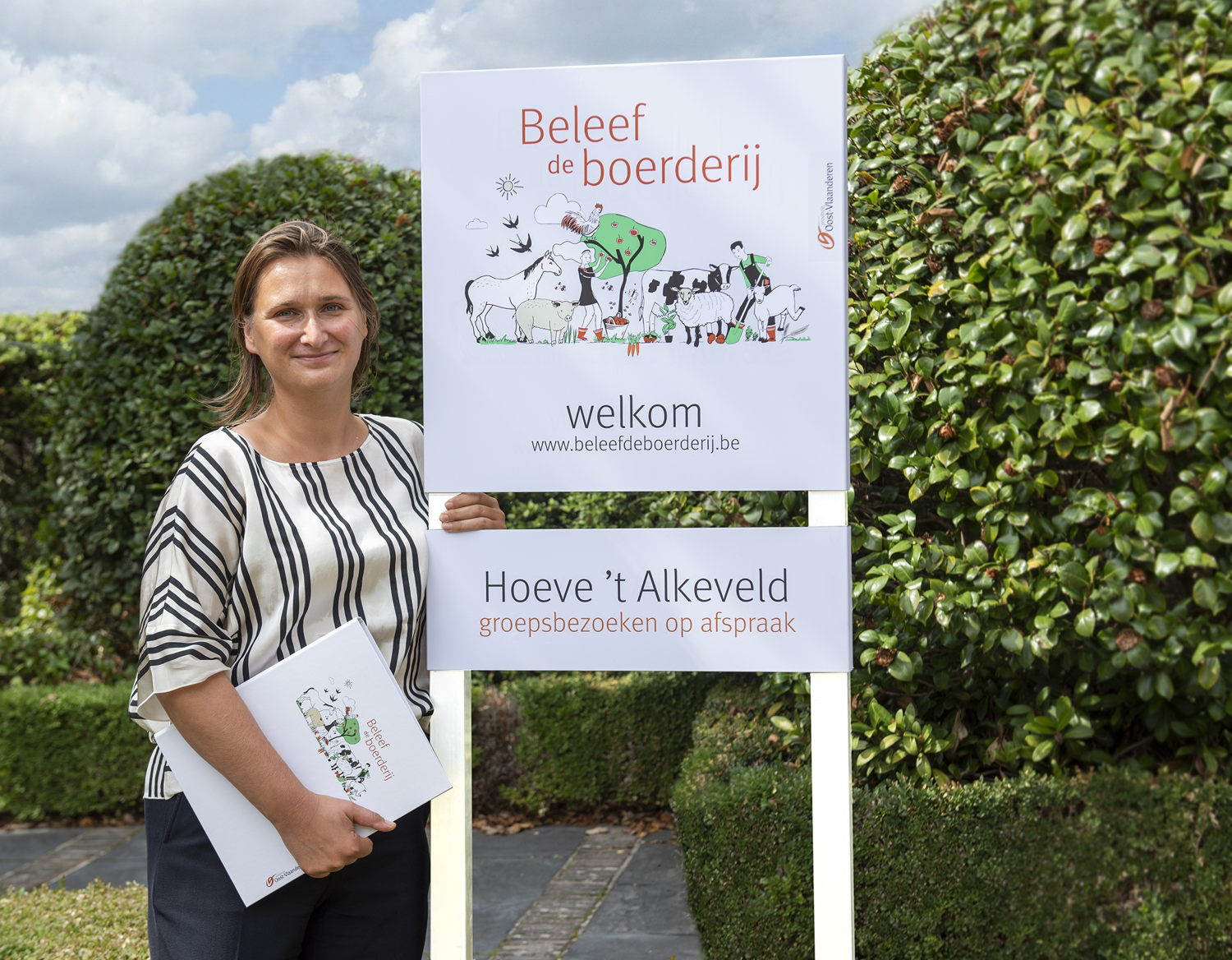 Gedeputeerde Leentje Grillaert, bevoegd voor Landbouw en Platteland