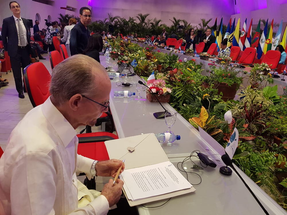Jour 3 (29/03/2019) Président de la Collectivité Territoriale de Martinique au 8ème Sommet de l'AEC