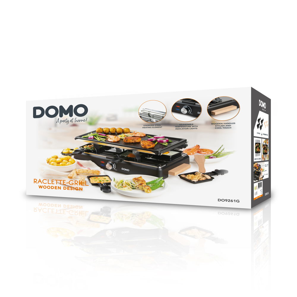 DO9261G Raclette-Grill Wooden Design