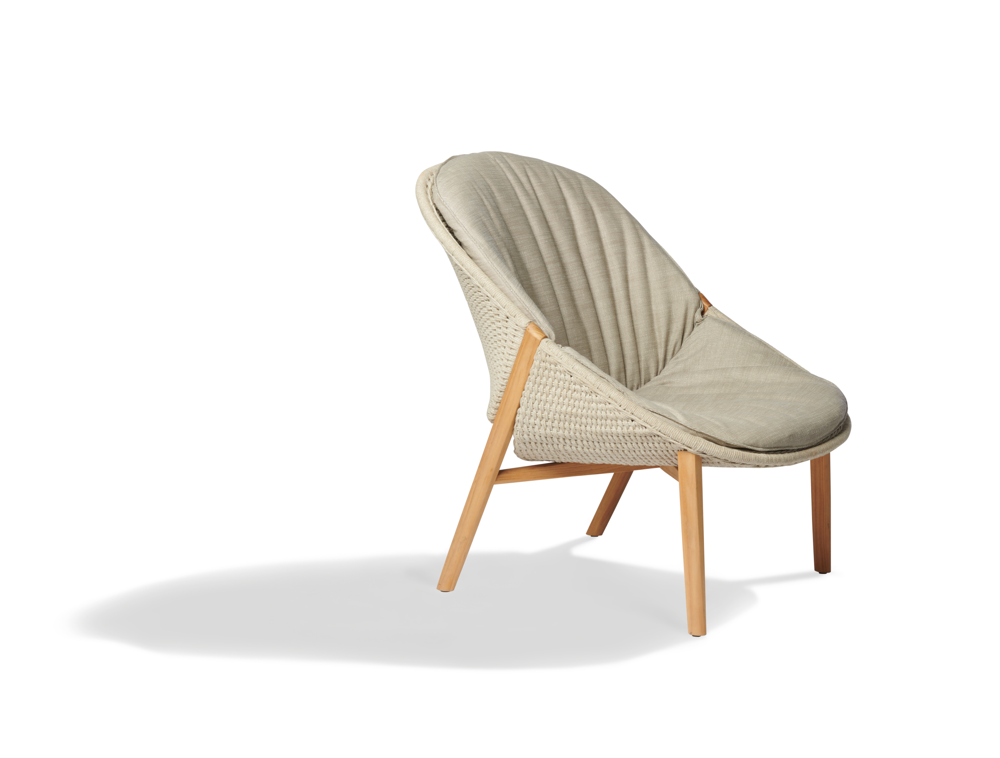 Tribù_Elio High back chair Linen cushion shadow_from €1995 + seat/back cushion from €930
