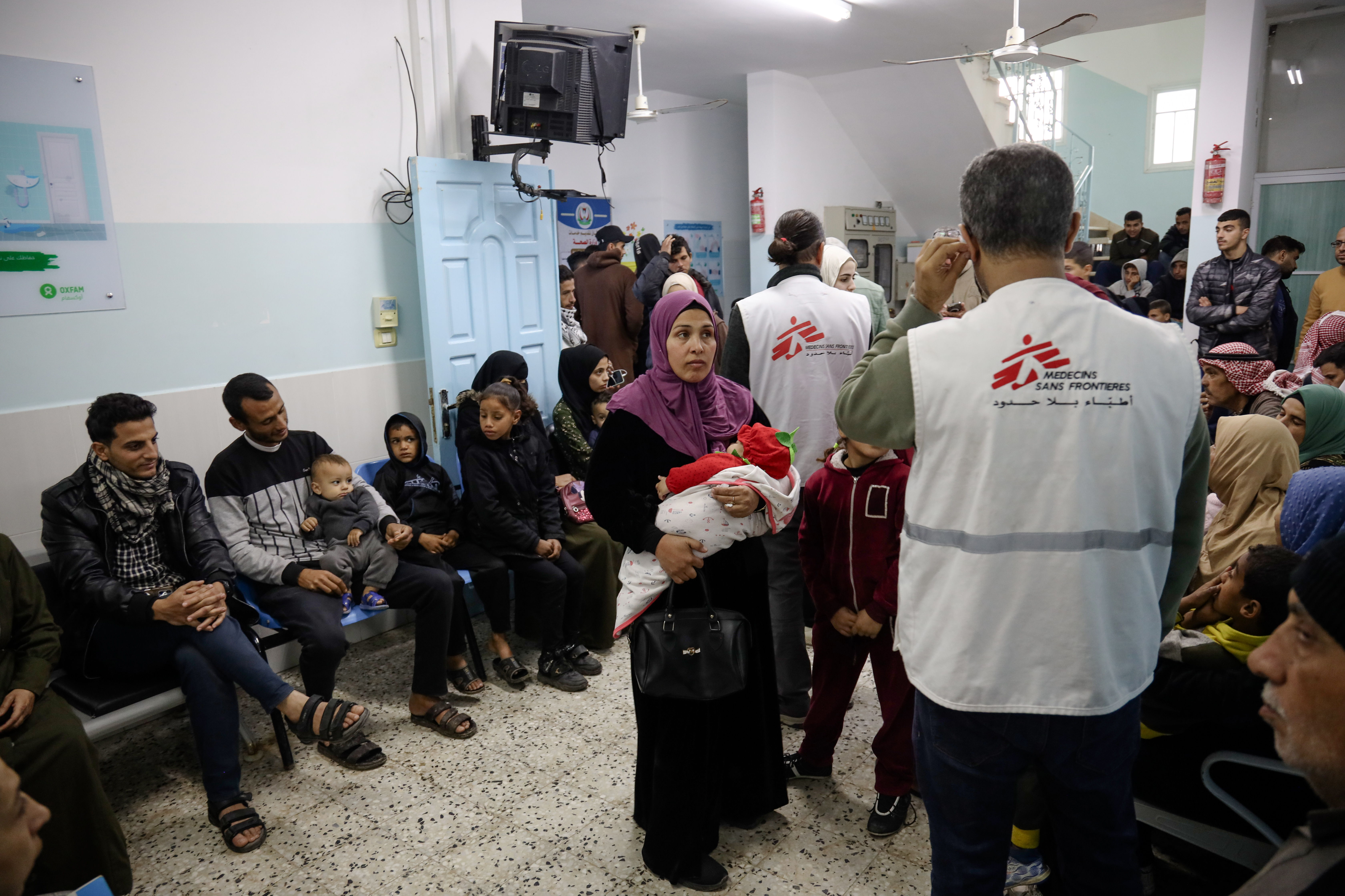 MSF supported Al-Shaboura clinic in Rafah, south of Gaza. Location: Gaza | Date: 16/12/2023