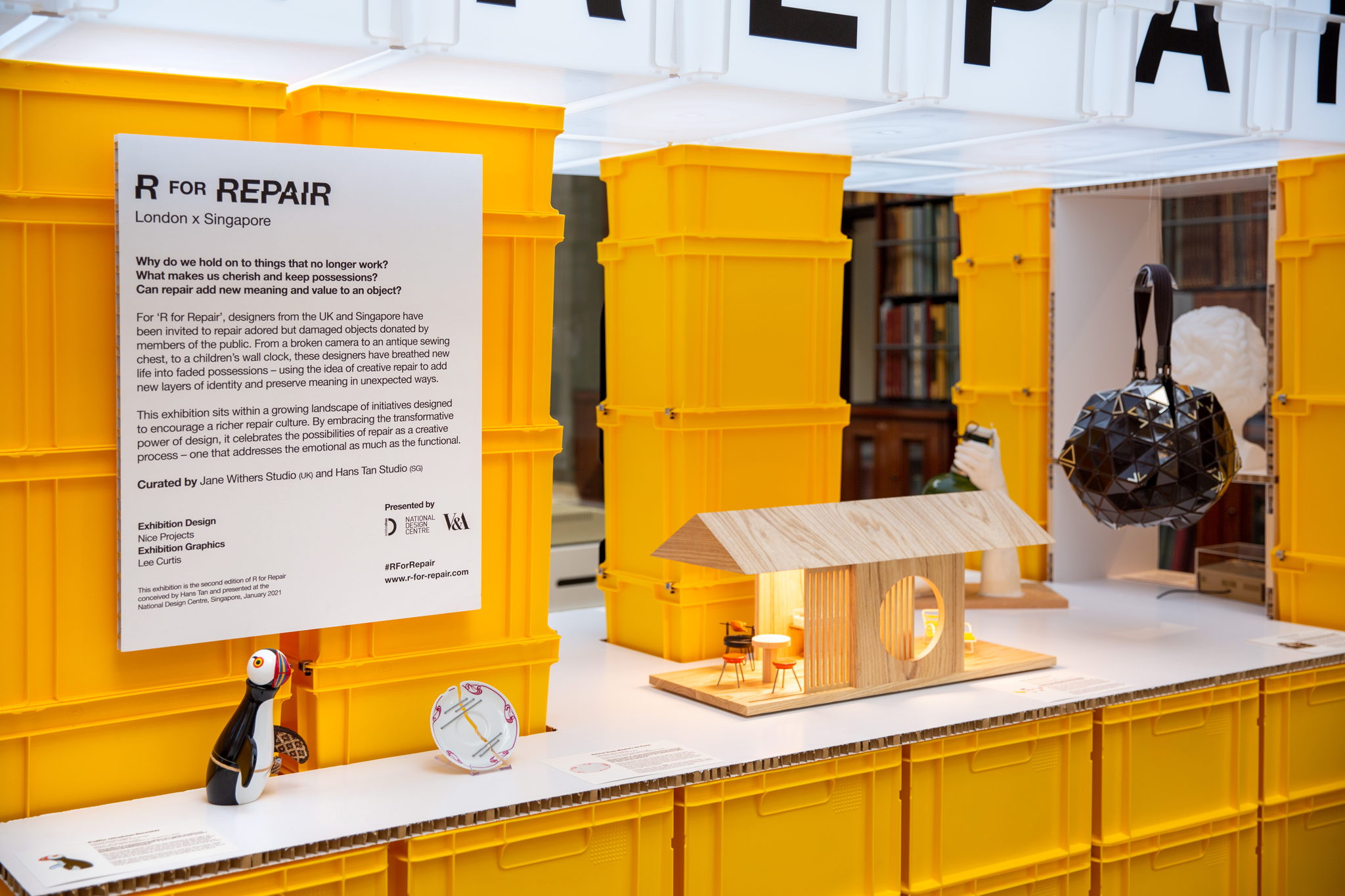 R for Repair: London x Singapore at the V&A London. Imagery by Zuketa Film Production