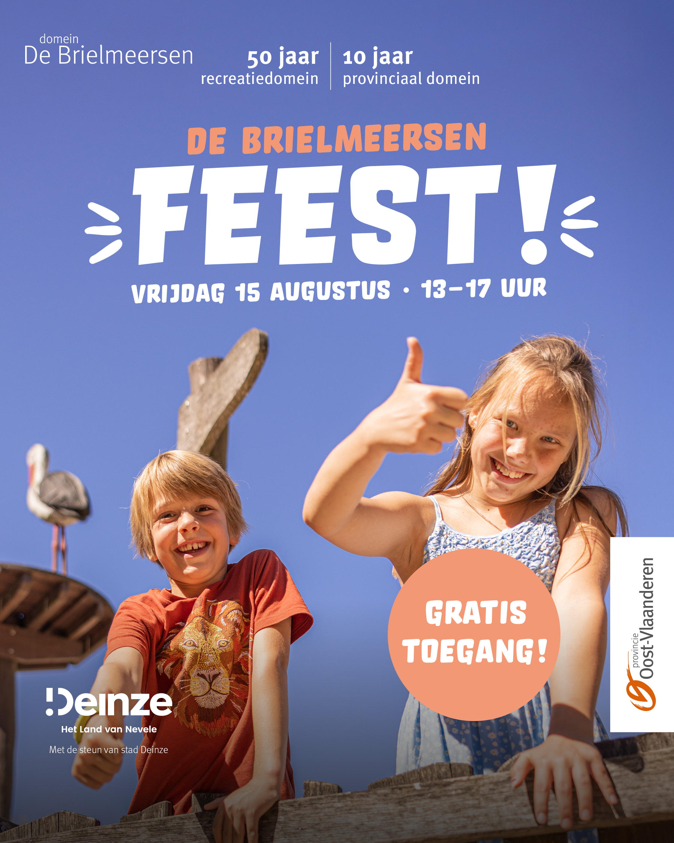 Domein De Brielmeersen viert 50-jarig jubileum met gratis feest
