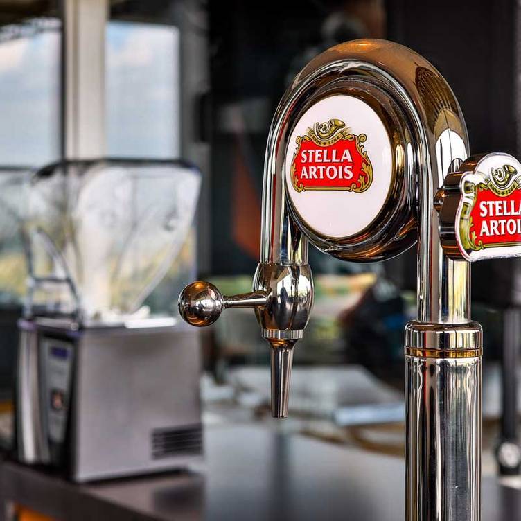 Stella Artois patio taps