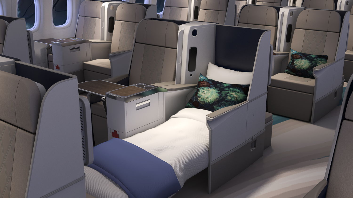 Crystal AirCruises Boeing 777 Exclusive Class Reclining Seats