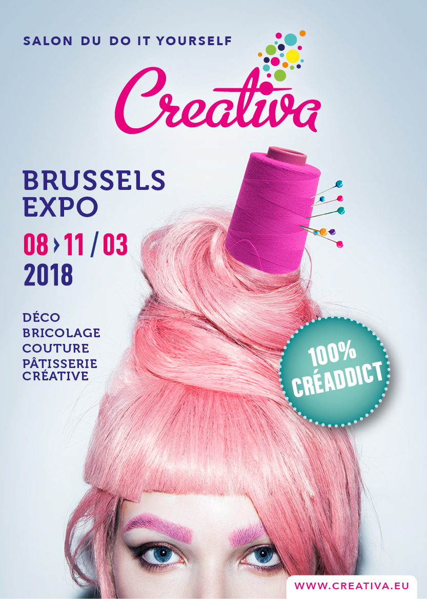COMMUNIQUÉ DE PRESSE: CREATIVA, THE PLACE TO DIY à BRUXELLES !