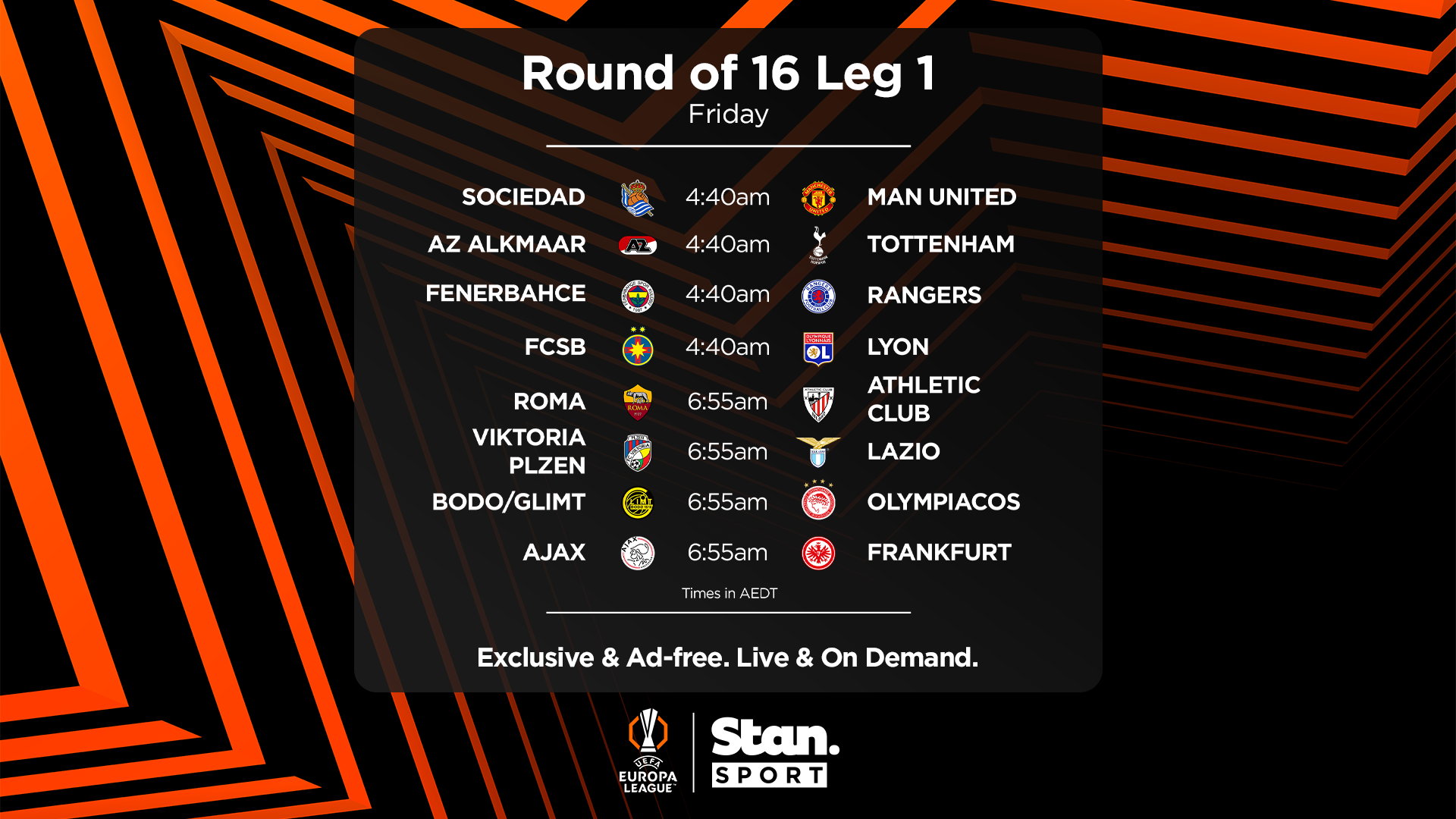 This week on Stan Sport (6 March 2025)