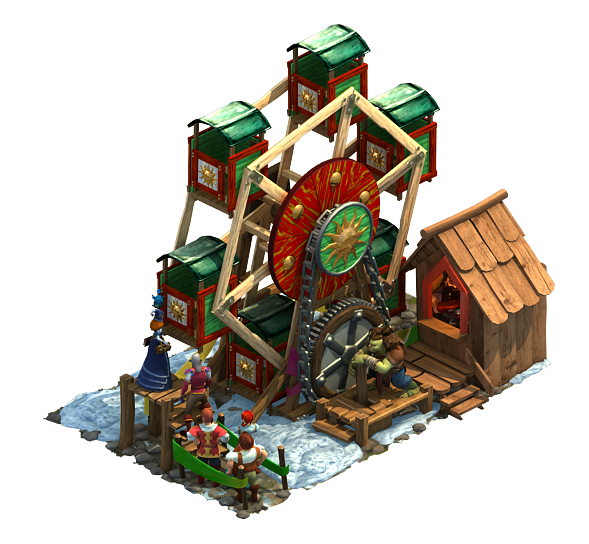 Elvenar_Winter Ferris 
Wheel