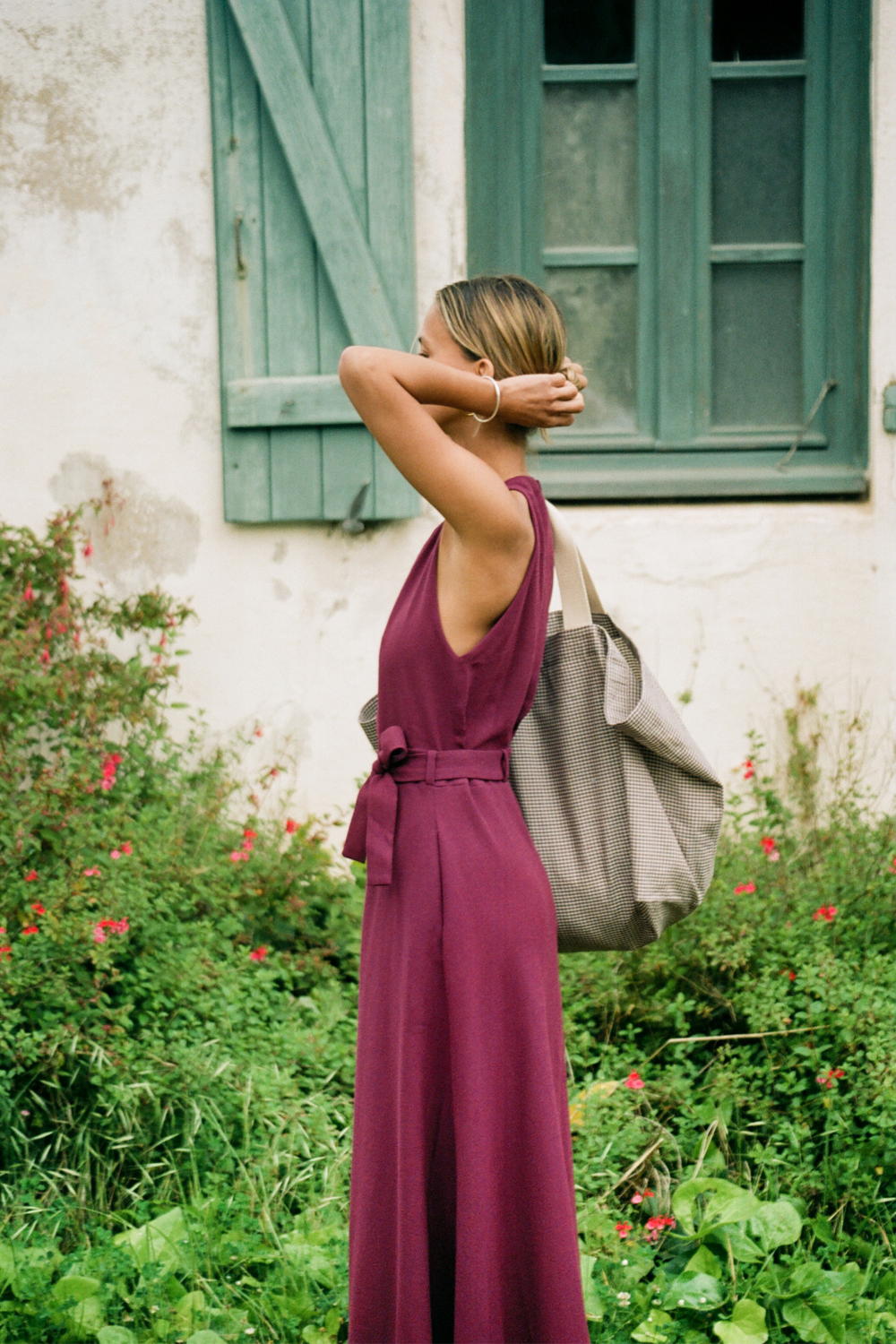 Mardi Editions - Audrey Dress - Wool Crepe Dark Pink (275€)