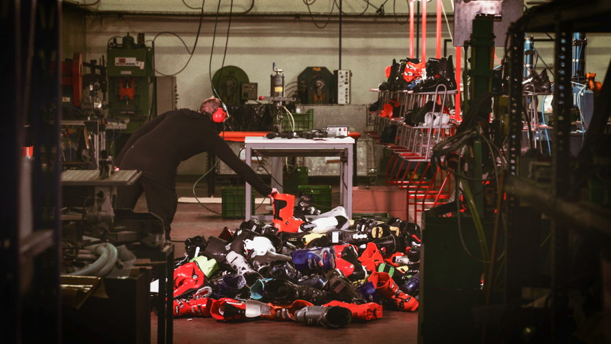 Recycle Your Boots recycling process