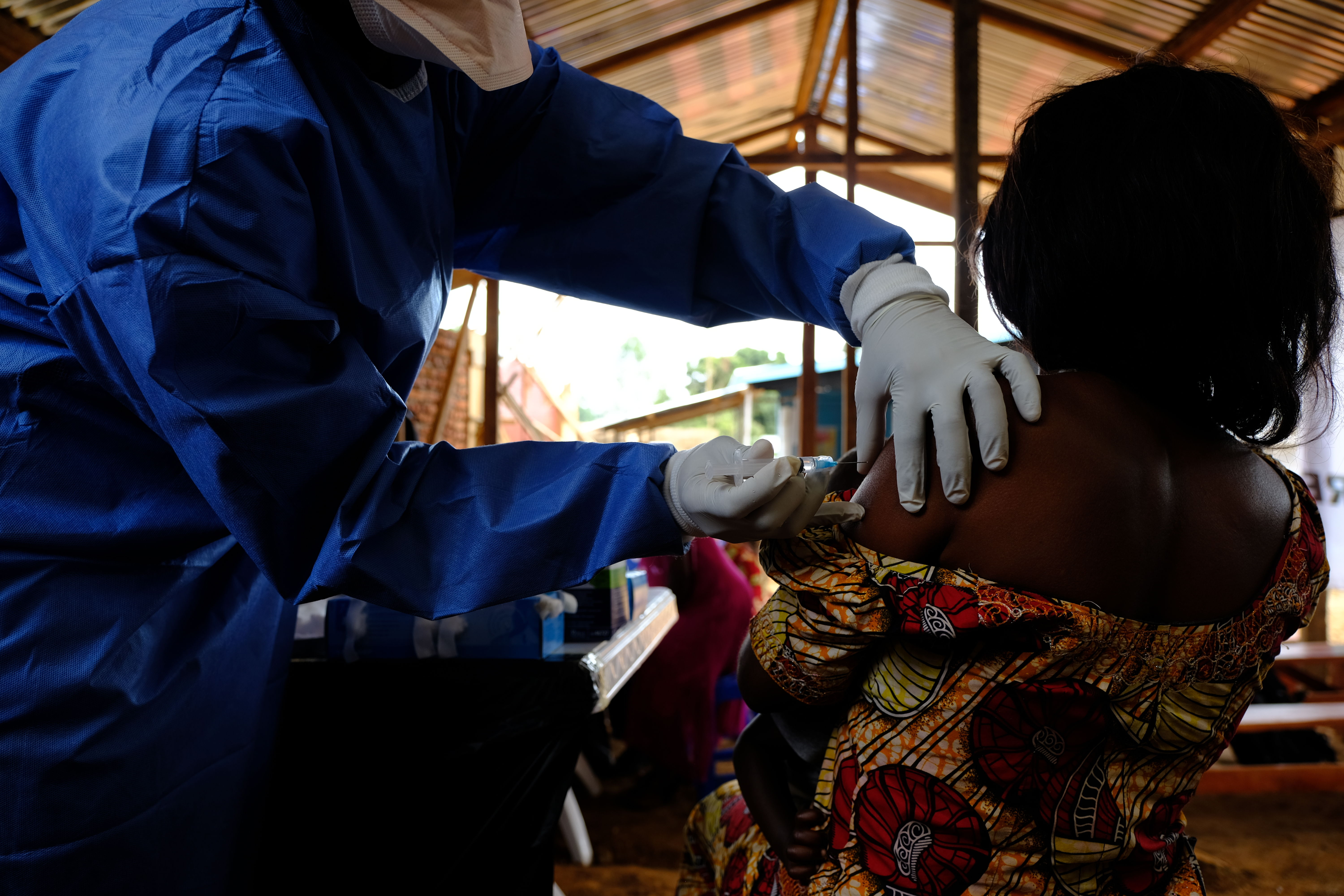 Vacunación contra el Ébola en Beni, República Democrática del Congo, 2019. ©Samuel Sieber/MSF