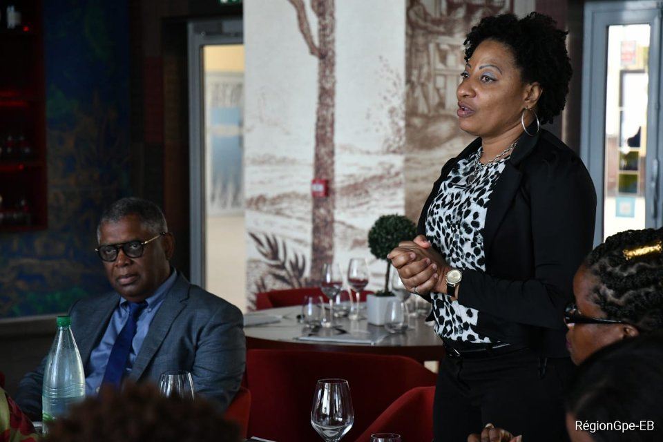 Technical Specialist for Trade Promotion and Institutional Strengthening, at the OECS Competitive Business Unit Andrena Simon. © Elisabeth Bilhmaier (Regional Council of Guadeloupe) 