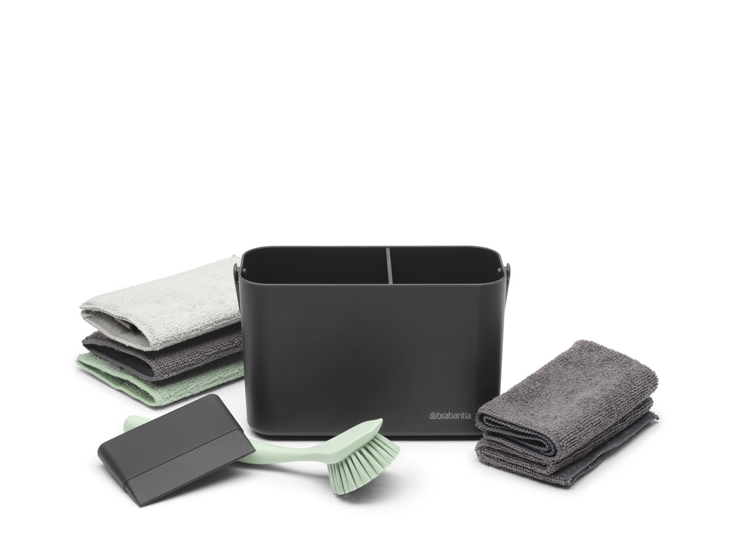 SinkSide Cleaning Set - Dark Grey - 8710755233340 Brabantia_6_NR-41284
