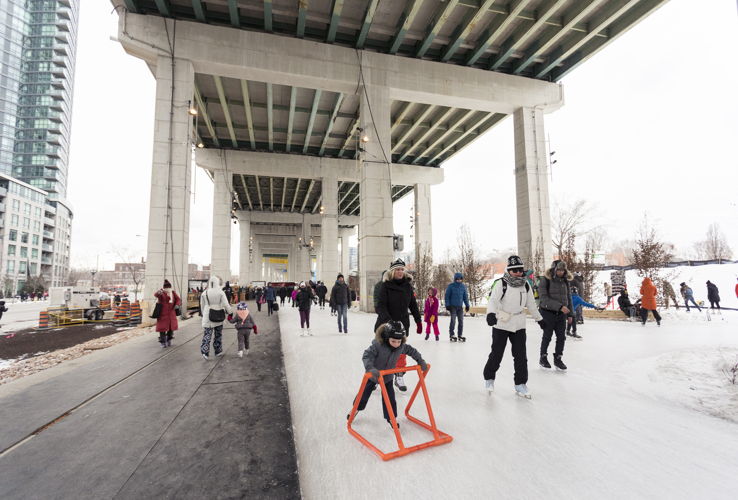 The Bentway - Skating - photo by Denise Militzer