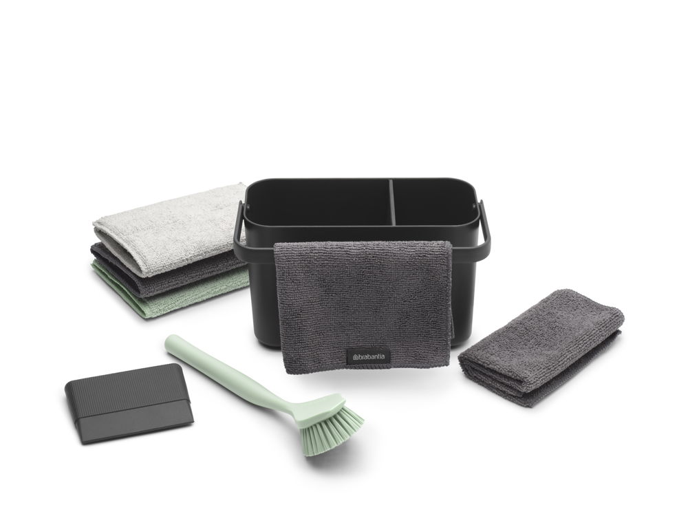 SinkSide Cleaning Set - Dark Grey - 8710755233340 Brabantia_6_NR-41289