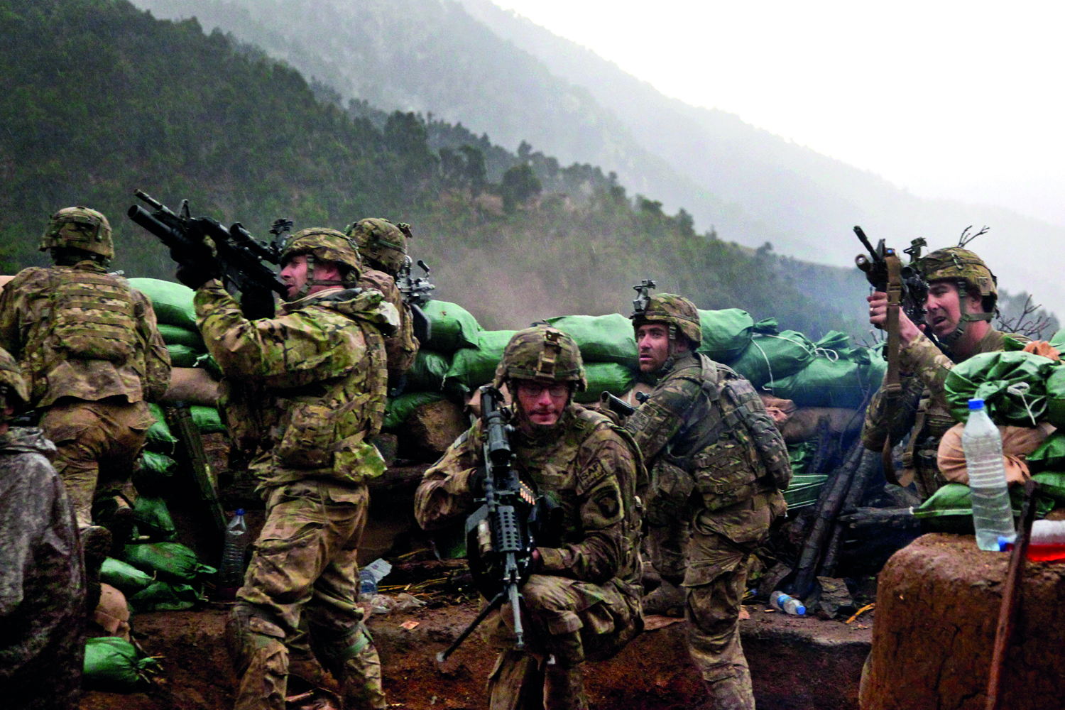 Amerikaanse soldaten in de strijd tegen de Taliban in 2011