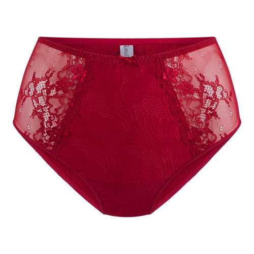 LINGADORE_FW24_1400B-1_HighWaistBrief_CeriseJacquard_EUR21.95