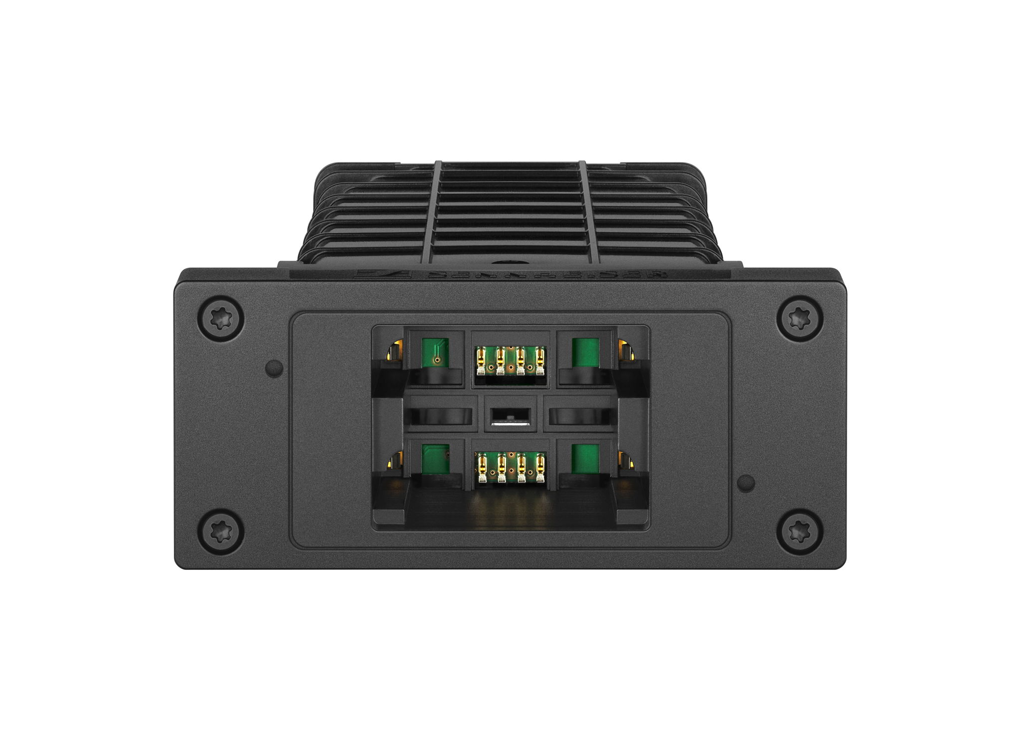 The SK 6212 is fitted with a removable lithium-polymer battery (BA 62) that ensures an operating time of 12 hours. Recharging is via the L 6000 rack-mount charger using the pictured LM 6062 charging module The SK 6212 is fitted with a removable lithium-polymer battery (BA 62) that ensures an operating time of 12 hours. Recharging is via the L 6000 rack-mount charger using the pictured LM 6062 charging module