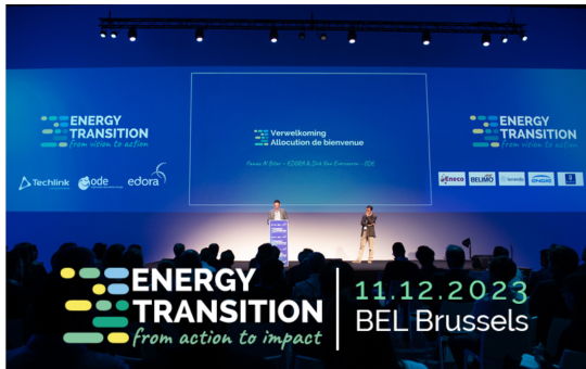 L’Energy Transition Congress revient le 11 décembre 2023 au Bel.Brussels