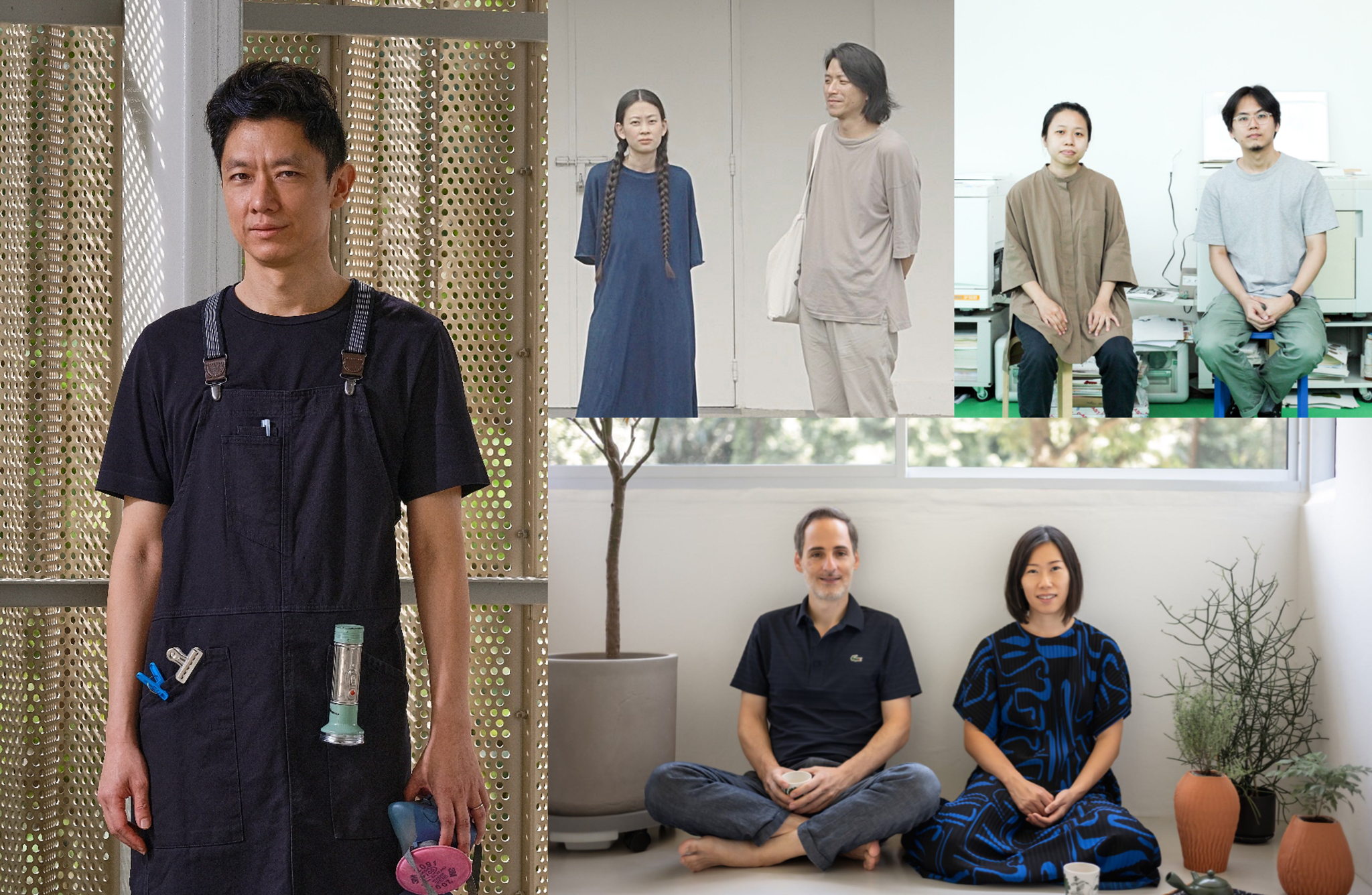 Clockwise from left: Hans Tan, Clara Koh and Alvin Ho (Atelier HOKO), Jamie Yeo and Gideon Kong (gideon-jamie), Gustavo Maggio and Wendy Chua (Forest & Whale). Photos courtesy of respective designers. Clockwise from left: Hans Tan, Clara Koh and Alvin Ho (Atelier HOKO), Jamie Yeo and Gideon Kong (gideon-jamie), Gustavo Maggio and Wendy Chua (Forest & Whale). Photos courtesy of respective designers.
