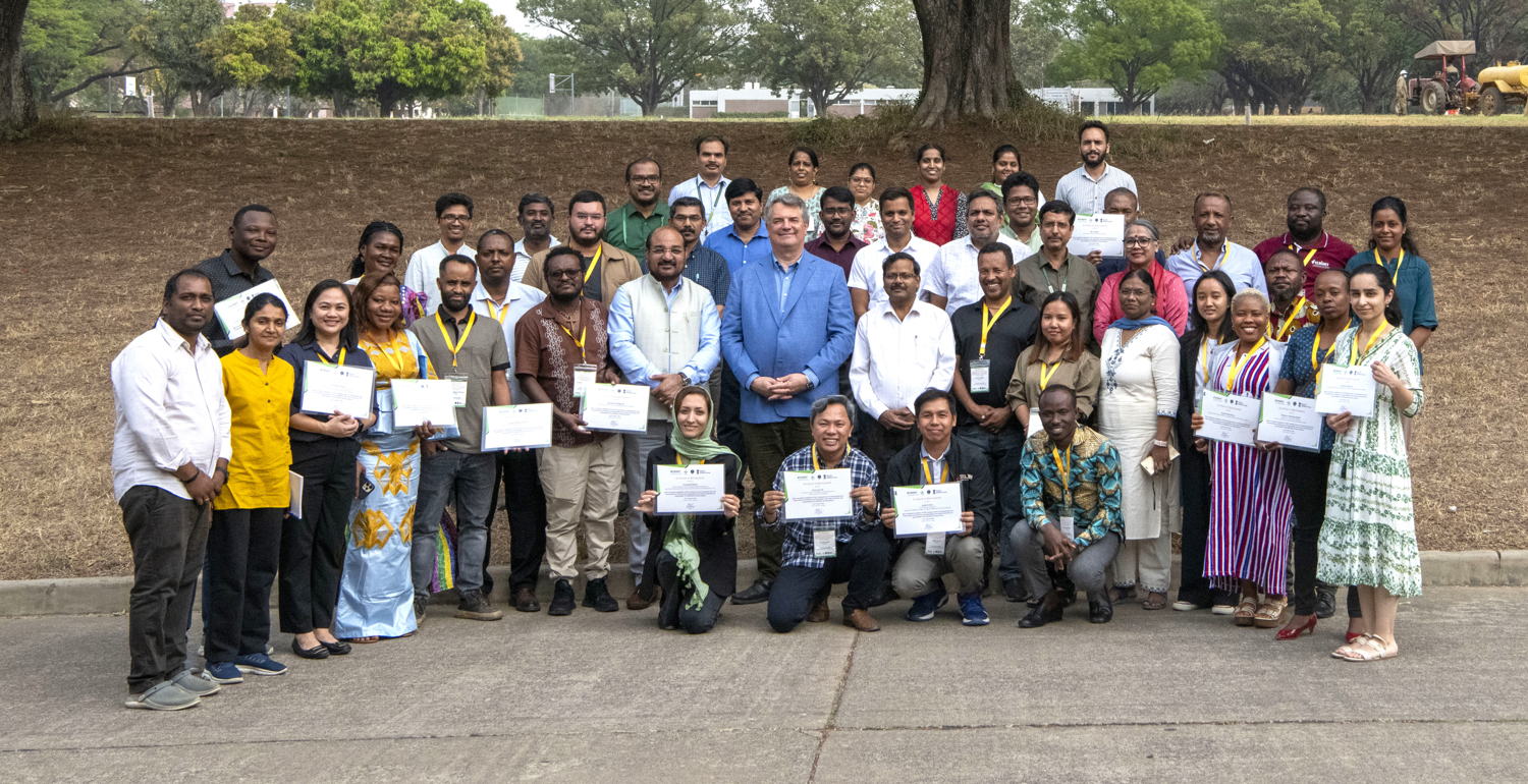 Group photo of participants following the valedictory ceremony.