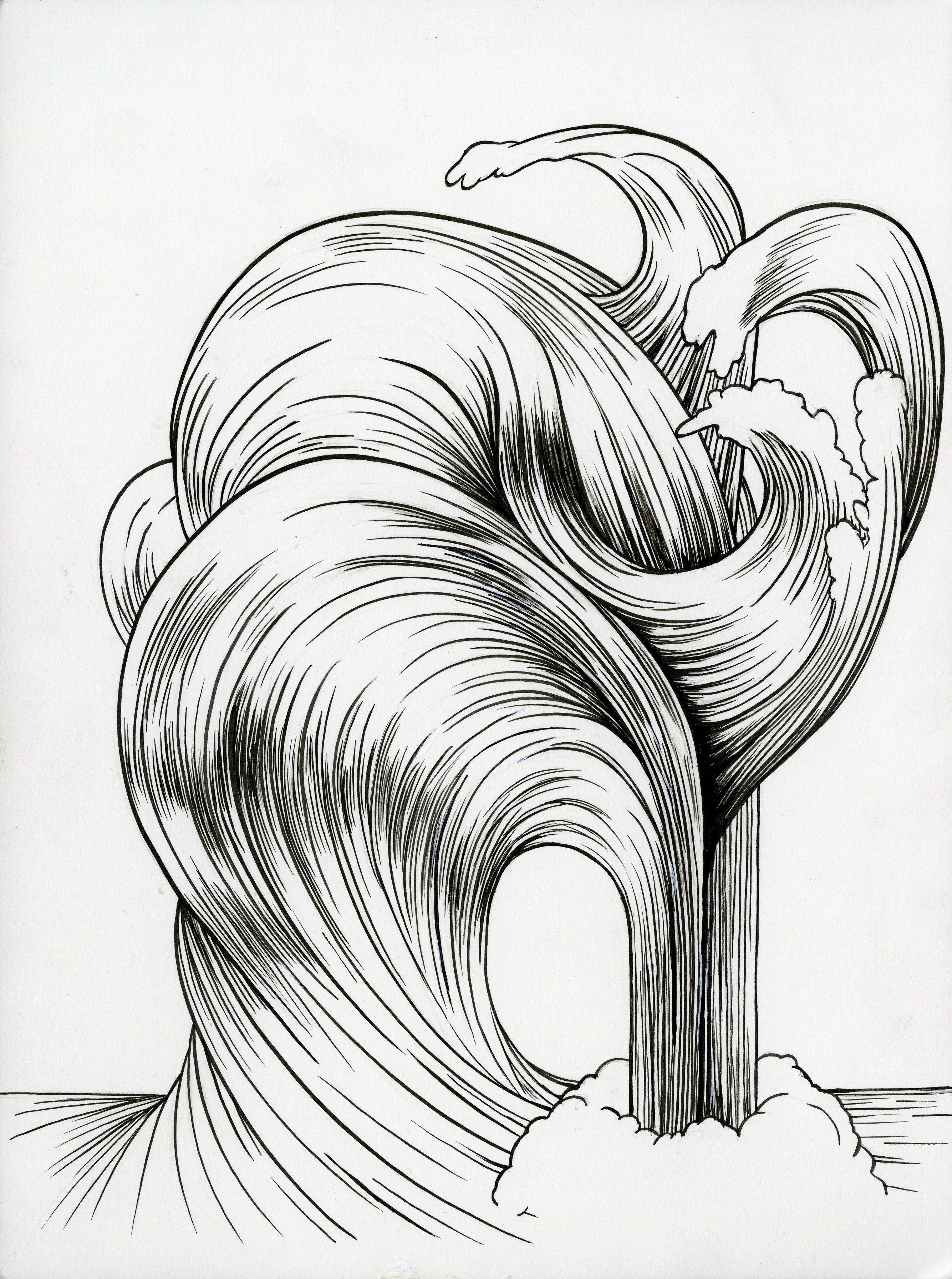 Jim Shaw, Forces of Nature / Hair, 2011 - © Jim Shaw. Courtesy the artist and Gagosian