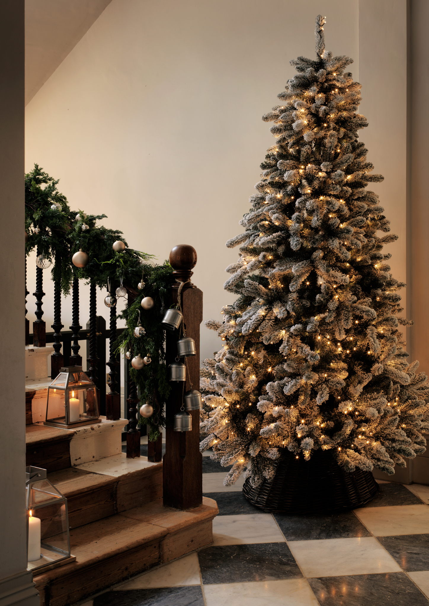 Habitat 10ft Snowy Flocked Tree, £200