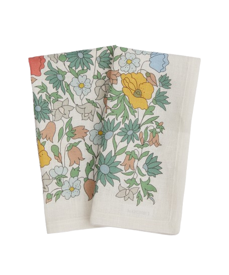 Poppy Meadowfield Napkins, £50, by Liberty | www.libertylondon.com