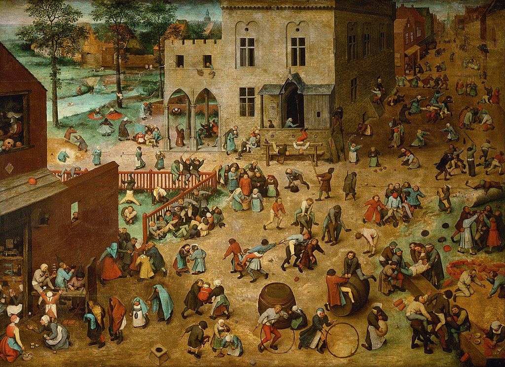 Pieter Brueghel l'Ancien, "jeux d'enfants" - 1560