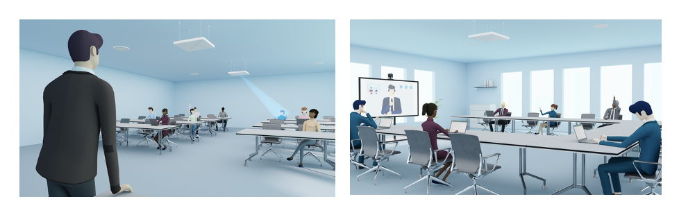 TeamConnect Ceiling 2 avec TruVoicelift assure l’intelligibilité du discours en salles de classe et de conférence TeamConnect Ceiling 2 avec TruVoicelift assure l’intelligibilité du discours en salles de classe et de conférence