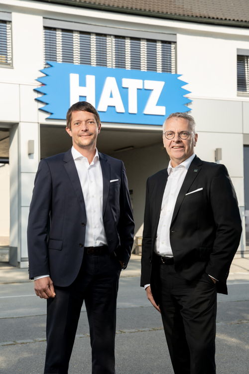 The Hatz top management: CTO Dr.-Ing. Simon Thierfelder (left) and CEO Bernd Krüper.