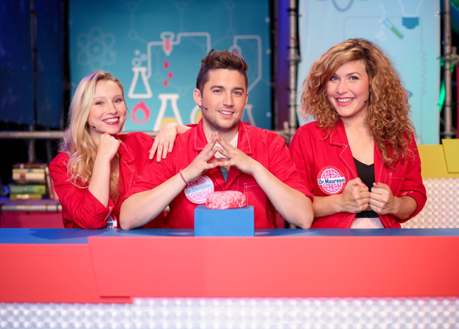 Superbrein: Celine Verbeeck, Dempsey Hendrickx, Maureen Vanherberghen - (c) Polle Van Rooy