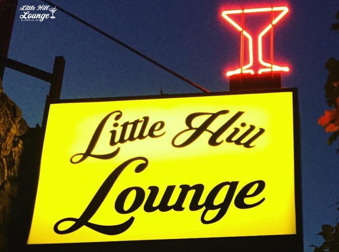 Little Hill Lounge CA - sign