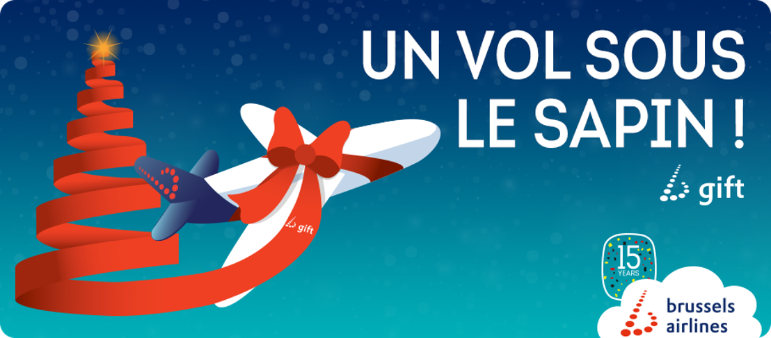 Brussels Airlines dépose des vols sous le sapin de Noël