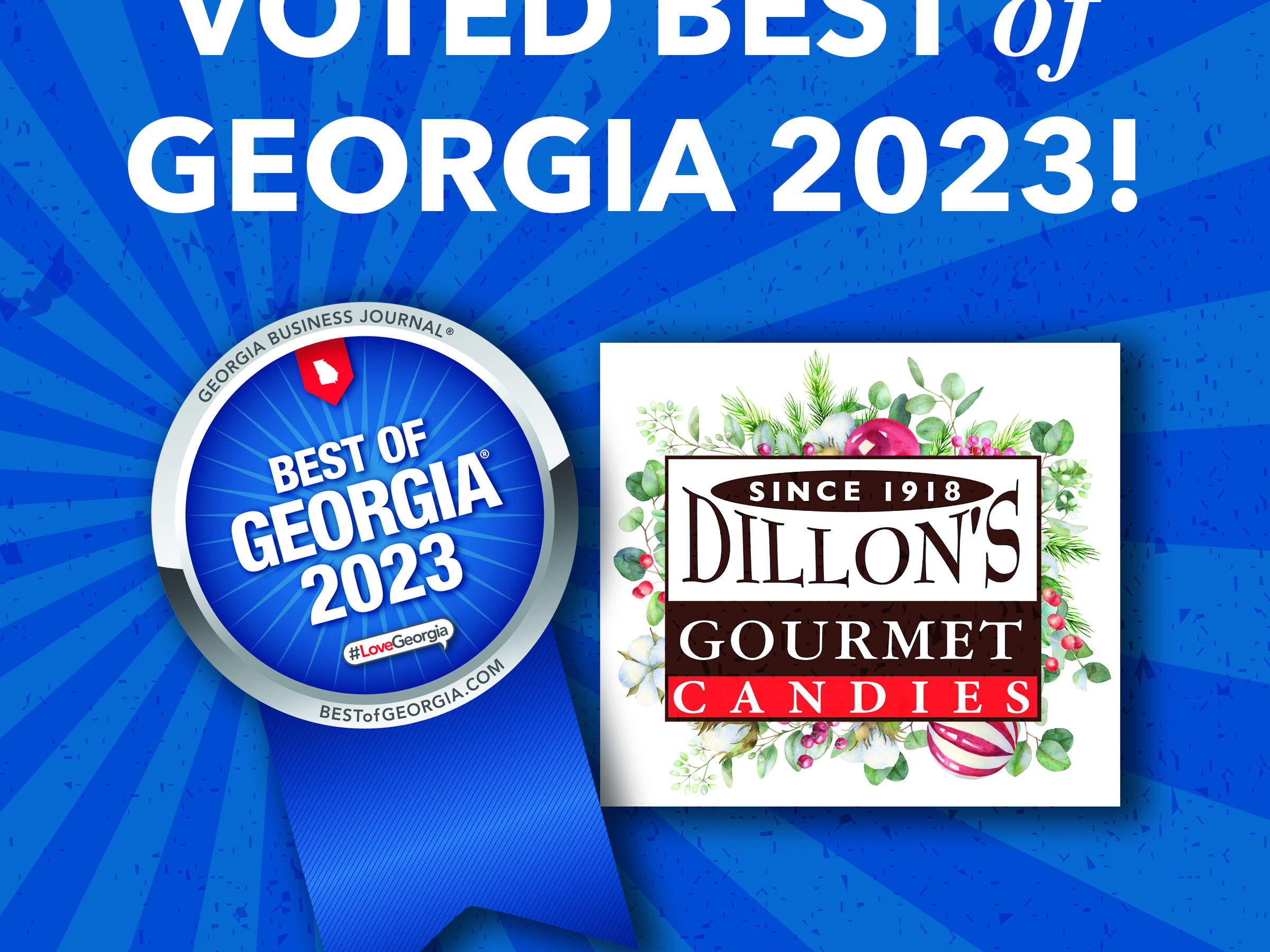 DILLON CANDY COMPANY HONORED AS BEST OF GEORGIA 2023 WINNER
