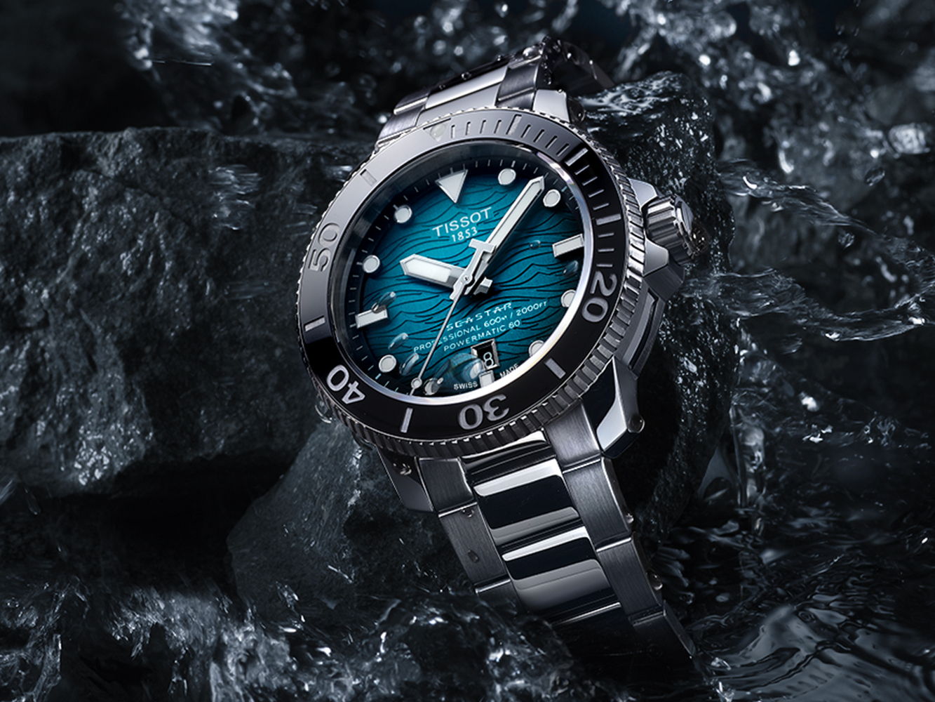 Sumérgete en las profundidades del mar y en la vida diaria con Tissot Seastar 2000 Professional