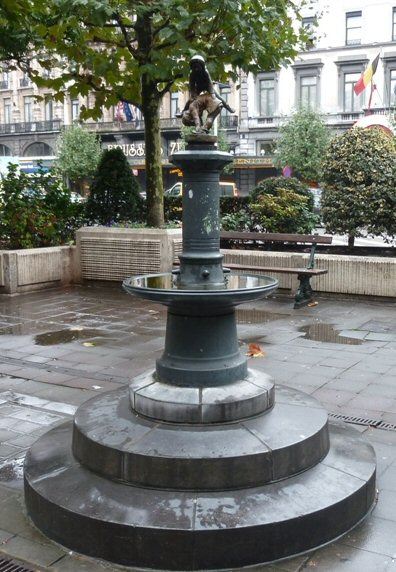 Fontaine Brueghelienne, saute-mouton