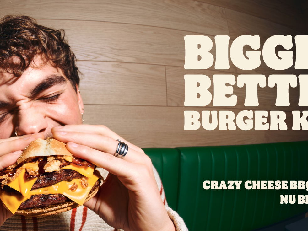 HAPPINESS GAAT ‘BIGGER, BETTER & BOLDER’ MET BURGER KING 
