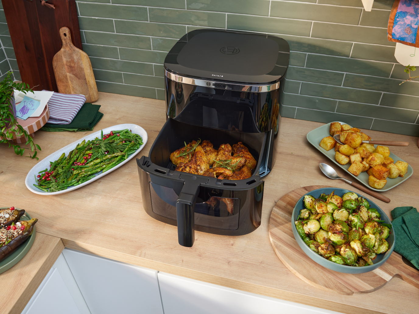 Nieuwe Bosch Air Fryers Serie 4 en Serie 6: Toptechnologie voor gemakkelijk en gezond koken  
