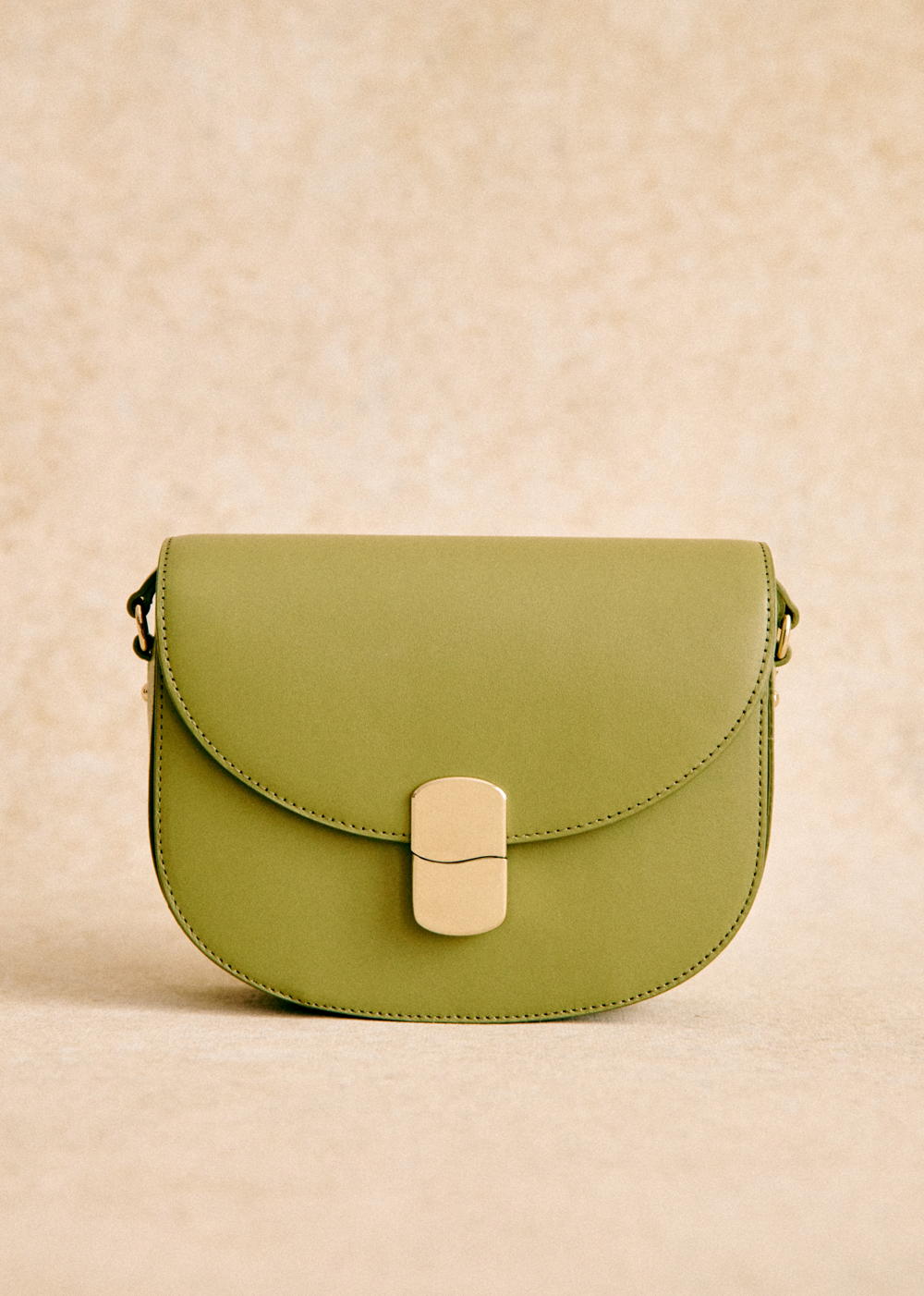 Sézane - Sac Claude - Olive lisse - 345€