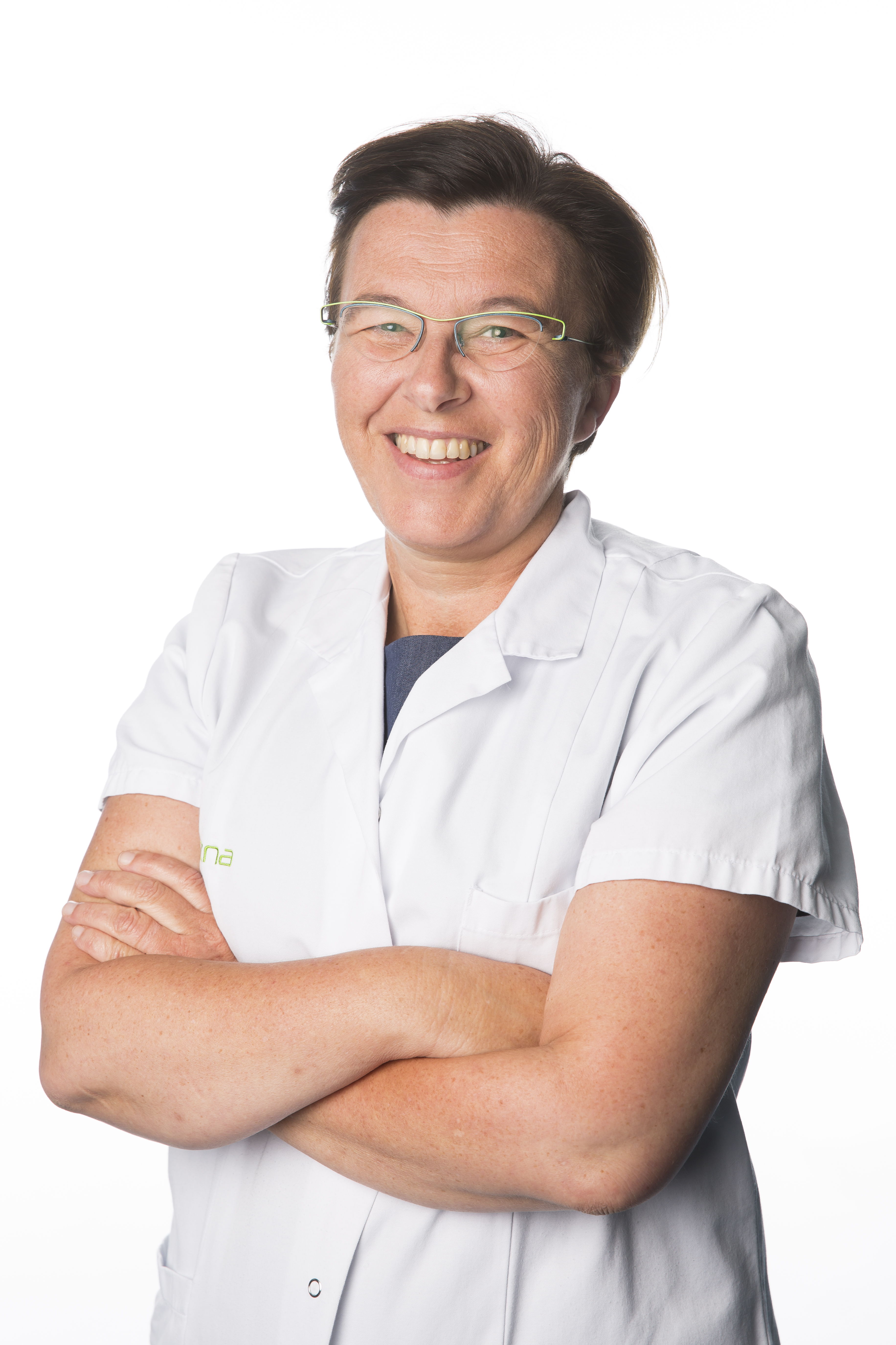 Patholoog Sabine Declercq, medisch coördinator van het laboratorium voor Pathologische Anatomie van ZNA en GZA Ziekenhuizen.