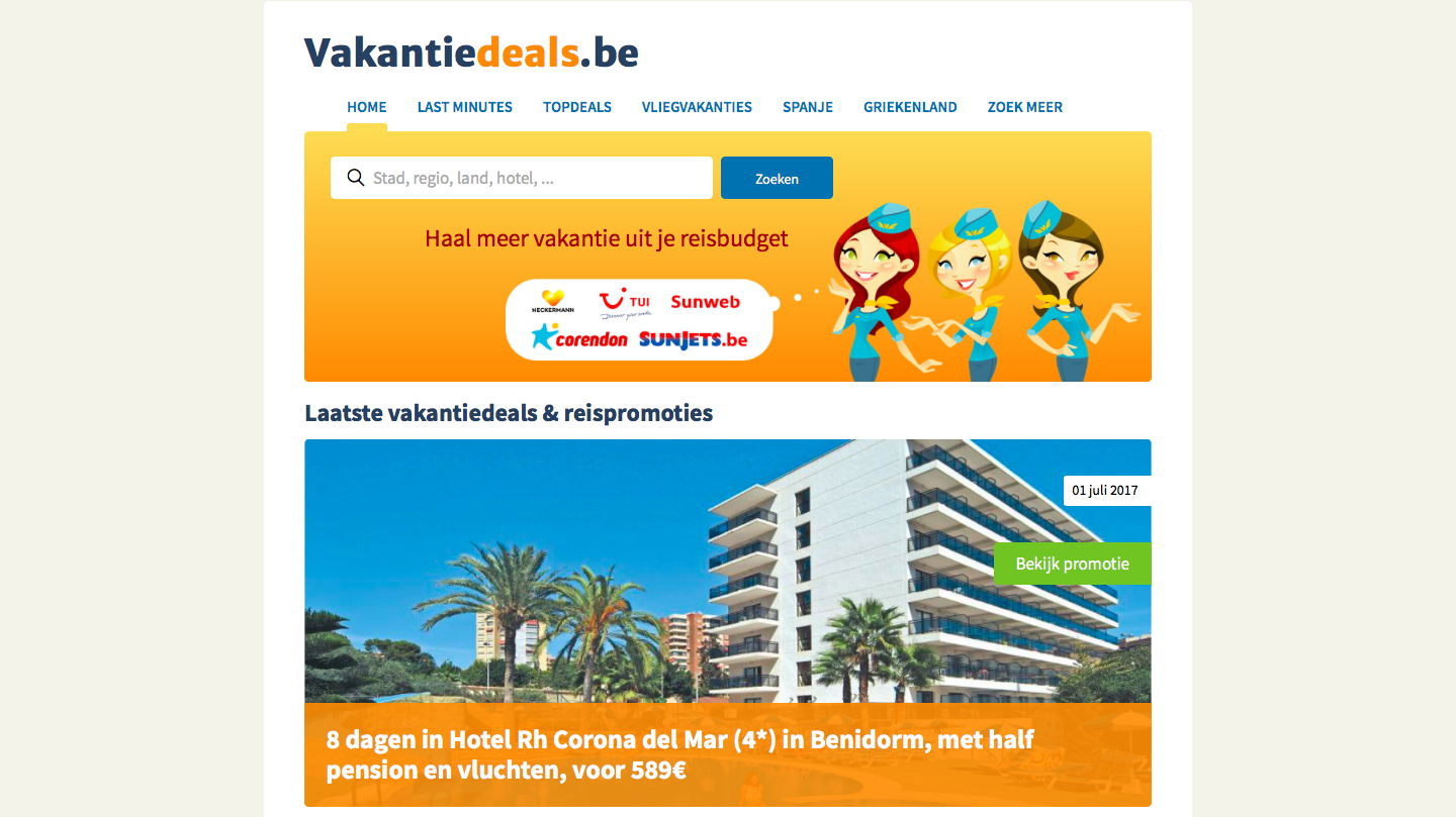 Vakantiedeals.be