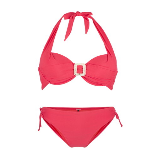 LingaDore_7214SET_HalterneckBikiniSet_Red_59.95