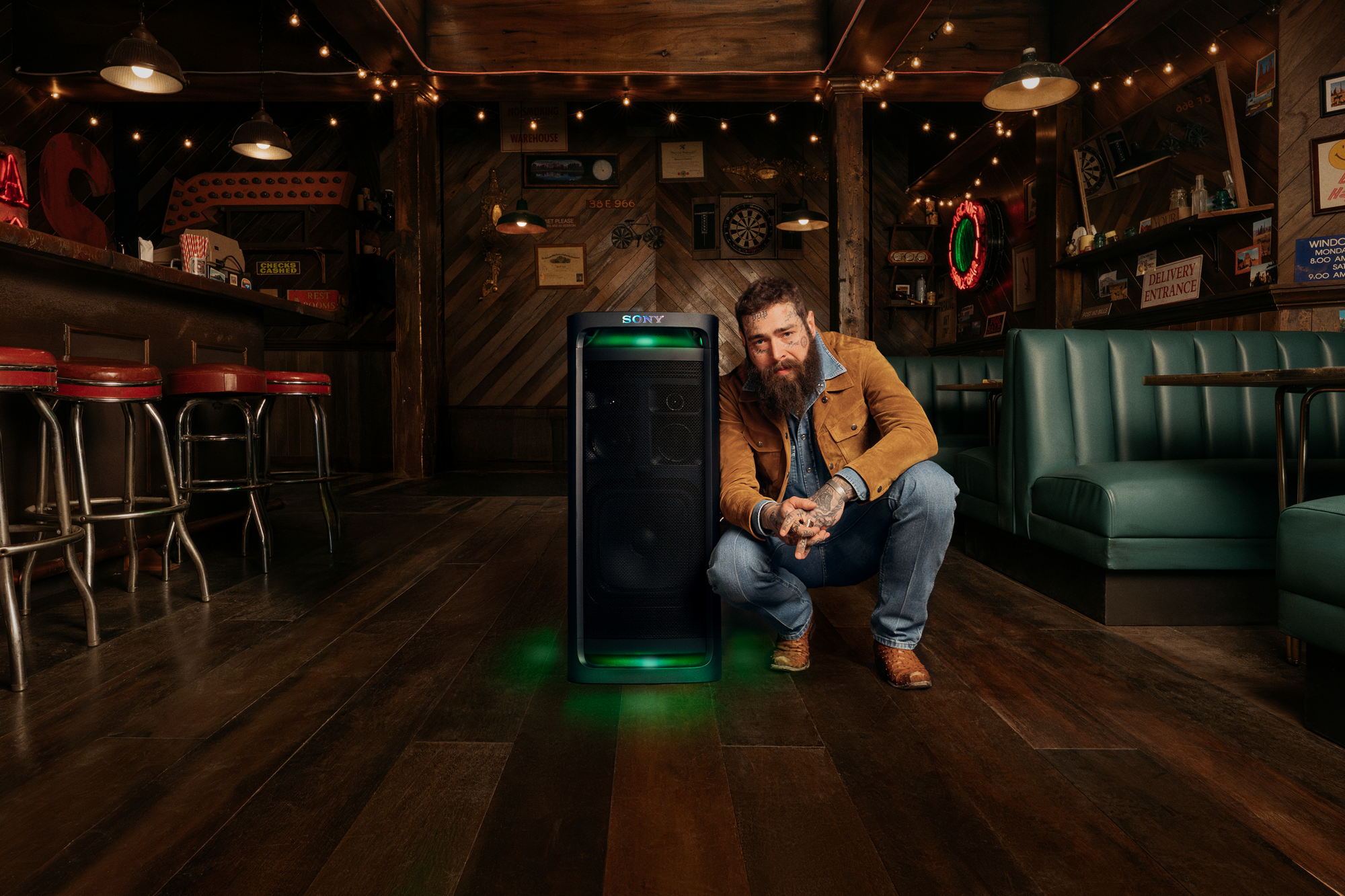 Post Malone con ULT TOWER 9 - Sony ULT POWER SOUND
