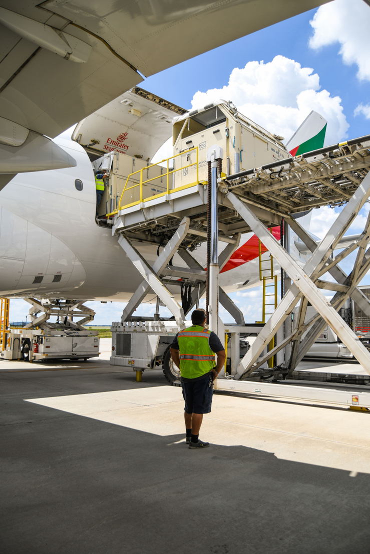 Emirates SkyCargo worked with Peden Bloodstock, a leading international horse transportation specialist to execute the charter. <br/>Image courtesy: FEI/Dirk Caremans; FEI/Tori Repole