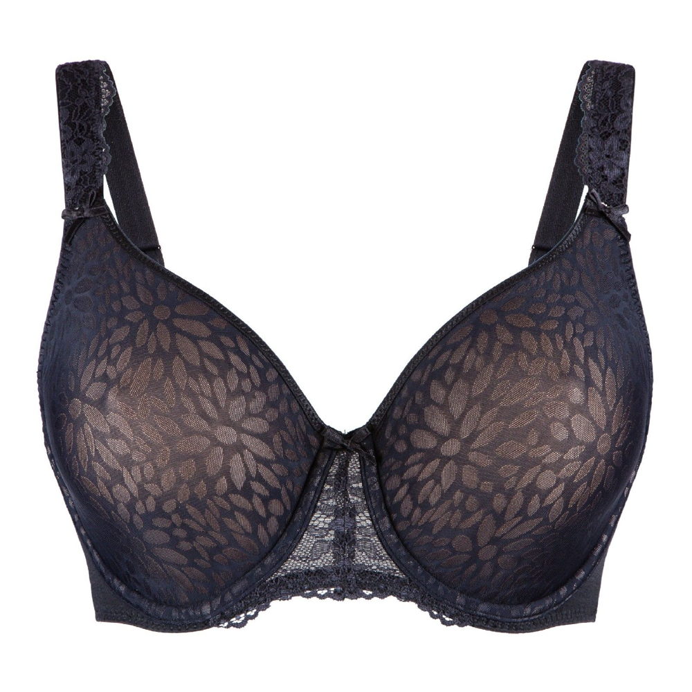 LingaDore FW25 1400 5C FullCoverageMouldBra BlackNudeJacquard 44 95 EUR
