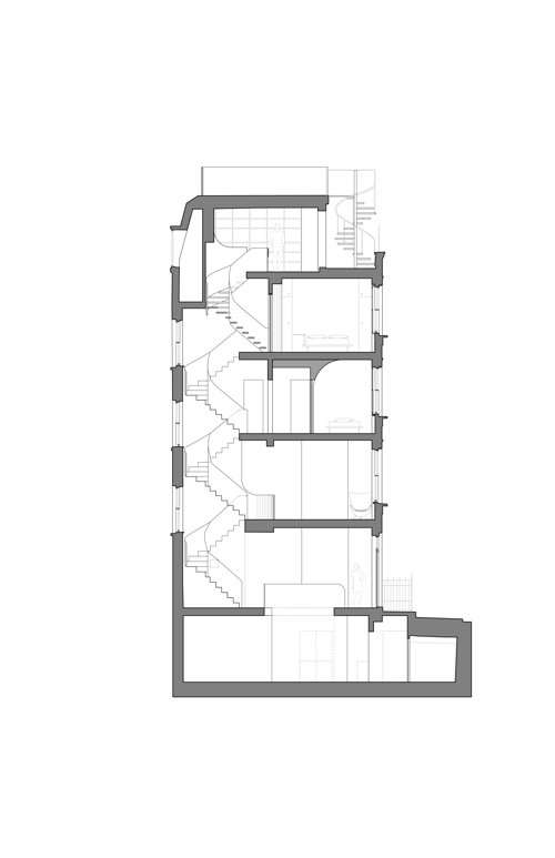 Section drawing, courtesy of Architensions