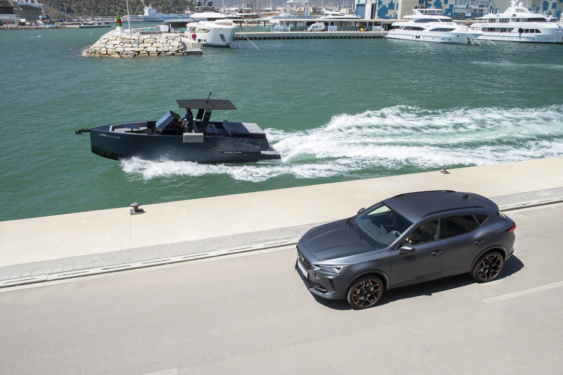 CUPRA takes its high performance DNA to the sea with the De Antonio Yachts D28 Formentor